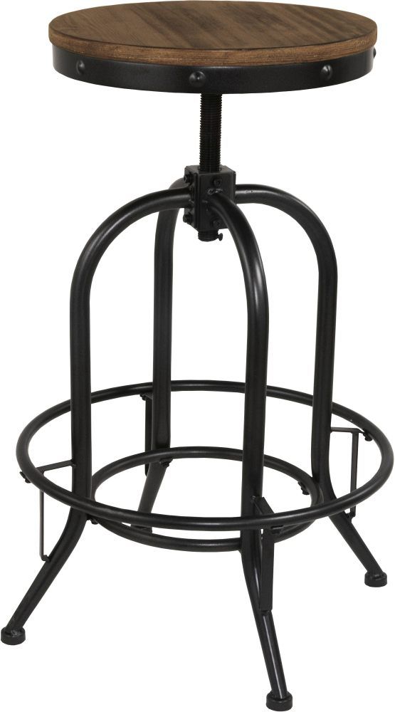 Signature Design by Ashley® Pinnadel Black Bar Stool-0