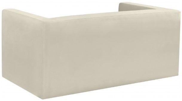 Meridian Furniture Henson Cream Velvet Loveseat-3
