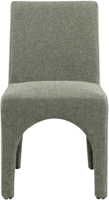 Meridian Furniture Gramercy Green Upholstered Dining Side Chair-1