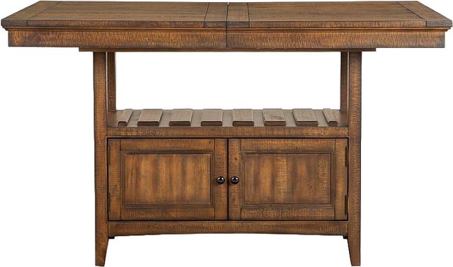 Magnussen Home® Bay Creek Toasted Nutmeg Counter Height Table-3