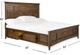 Magnussen Home® Bay Creek Toasted Nutmeg California King Panel Storage Bed-2