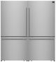 FORNO® Milano 62 in. 34.4 Cu. Ft. Stainless Steel Bottom Freezer Refrigerator-0