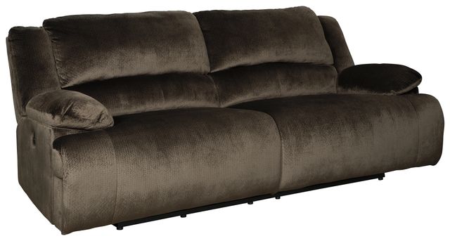 Signature Design by Ashley® Clonmel Chocolate Two Seat Reclining Power Sofa-0