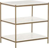 Antique Brass-Polished White