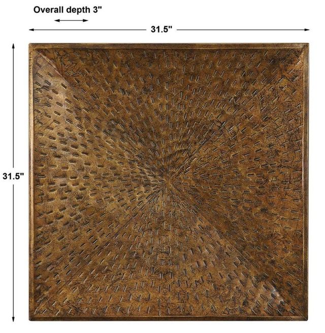 Uttermost® Blaise Antiqued Bronze Wall Decor-2