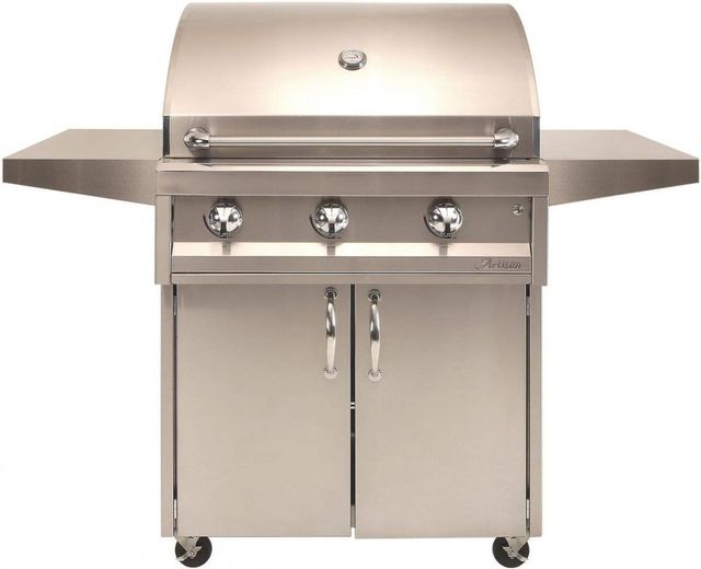 Artisan™ American Eagle Series 3-Burner Stainless Steel Freestanding Liquid Propane Gas Grill-0
