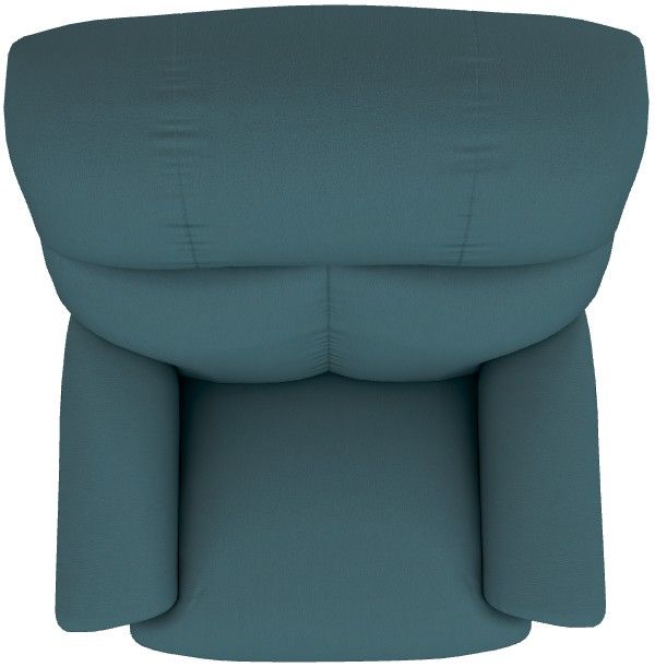 La-Z-Boy® Reed Arctic Blue Leather Manual Wall Recliner-5