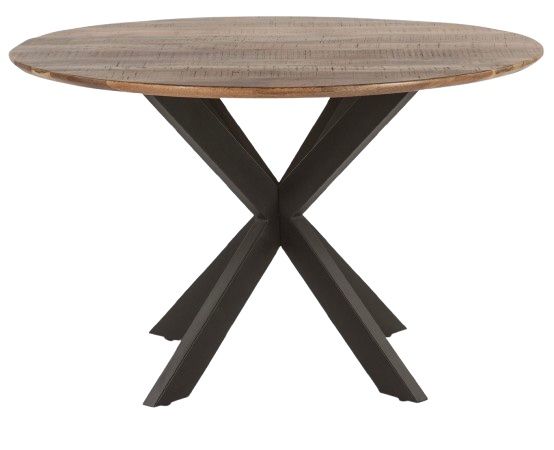 Home Trends & Design Rapallo Natural 48" Round Dining Table-0
