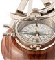 A & B Home Silver Vintage Telescope Compass Decorative Object-4