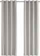 Monarch Specialties Inc. 2-Piece Silver 52" x 84" Solid Blackout Curtain Panel Set-0