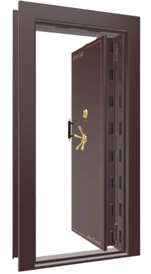 Liberty Safe Beast Burgundy Marble Out-Swing Right Hinge Mechanical Vault Door-1