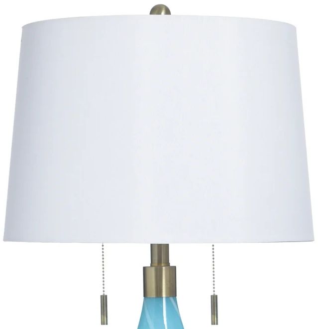 Stylecraft Shulen Blue/Gold Table Lamp-4