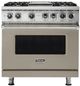 Viking® 5 Series 36'' Nantucket Pro Style Dual Fuel Range with Griddle-0