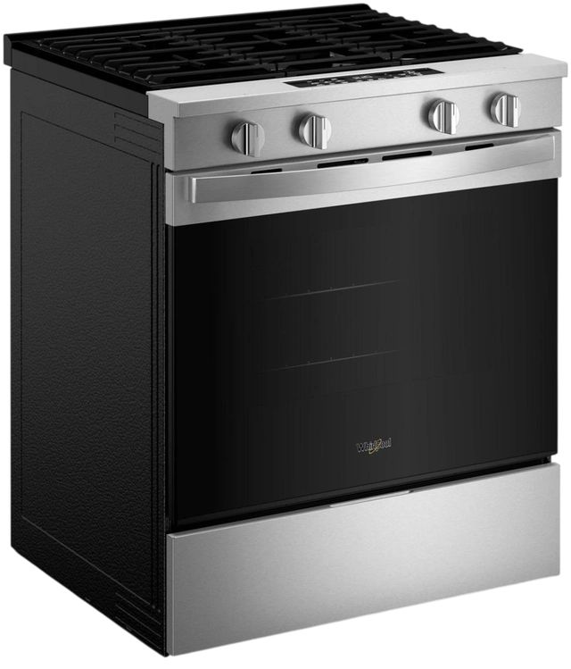 Whirlpool® 30'' Stainless Steel Smart Slide-In Gas Range with Air Cooking Technology and Steam Clean-2