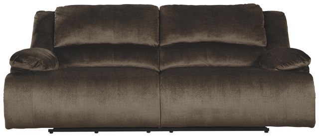 Signature Design by Ashley® Clonmel Chocolate Two Seat Reclining Power Sofa-2