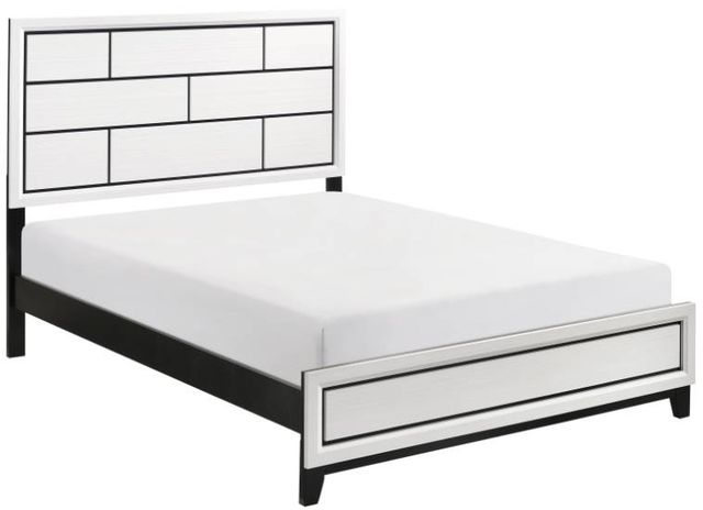 Homelegance® Davi White California King Panel Bed-0