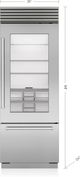 Sub-Zero® Classic Series 17.3 Cu. Ft. Stainless Steel Built In Bottom Freezer Refrigerator-2