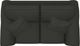La-Z-Boy® Pembroke Charcoal Loveseat with Brass Nailhead Trim-4