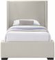 Meridian Furniture Oxford Beige Twin Bed-1