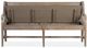 Banc à dossier de Magnussen® Paxton Place - Gris queue d'aronde-4