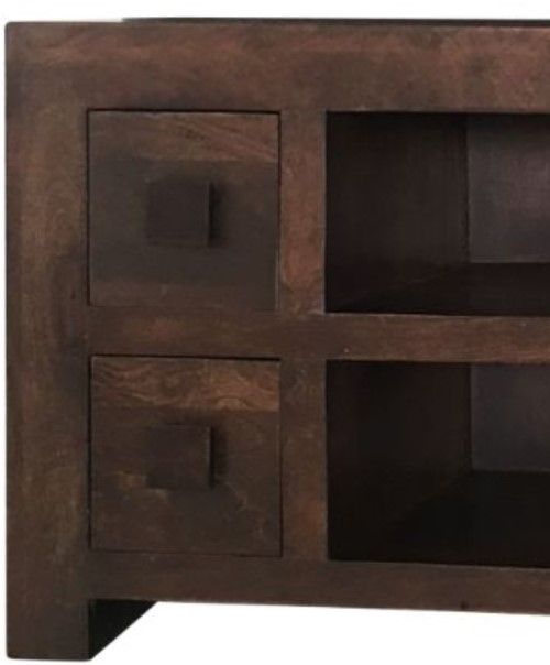 Jaipur Furniture Dakota Dark Brown 4-Drawer Plazma TV Unit-1