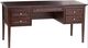 Whittier Wood® Furniture McKenzie Caffe 4-Drawer Desk-0