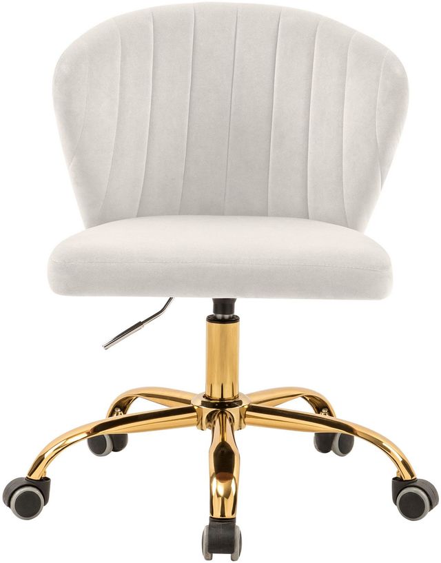 Meridian Furniture Finley Cream Office Chair-1