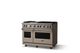 Viking® 5 Series 48" Nantucket Pro Style Gas (NG) Range with Polished Chrome Trim-2