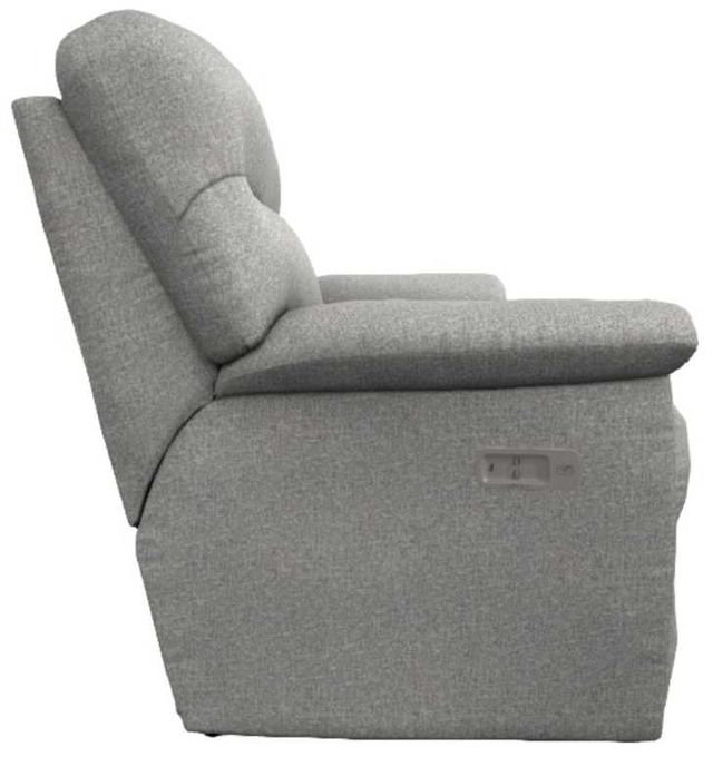 La-Z-Boy® James Dove Gray Power Reclining Loveseat with Headrest-3