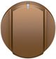 Fisher & Paykel Professional Dark Copper Induction Range Dial Kit-0