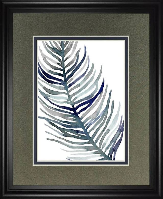 Classy Art Blue Feathered Palm I by Emma Scarvey Wall Art-0