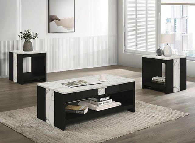 Crown Mark Rangley 3-Piece Black Occasional Table Set-1