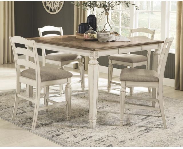 Signature Design by Ashley® Realyn 5 Piece Two-Tone Counter Height Dining Set-3