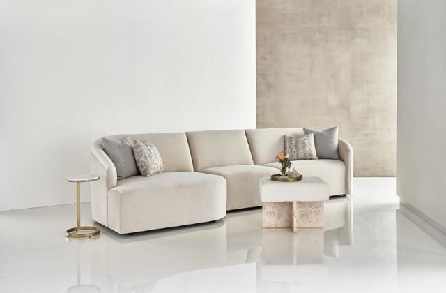 Universal Explore Home™ Customizable Tranquility Miranda Kerr Home Serenity 3-Piece Left-Arm Facing Sectional and Chaise-1