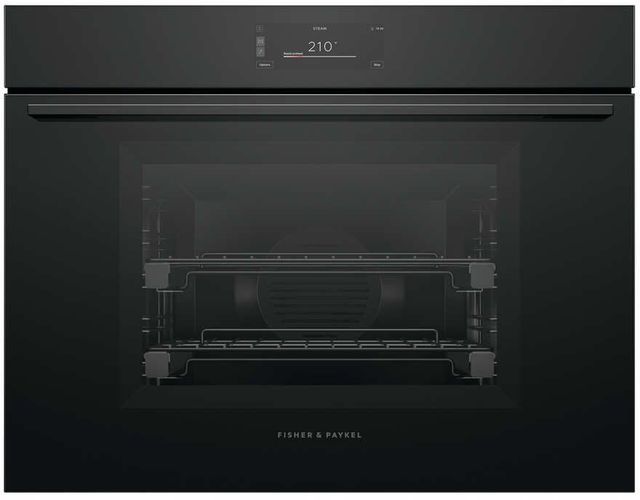 Fisher & Paykel Series 11 Minimal 30" Black Glass Combination Steam Oven-0