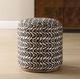 Uttermost® Cas Espresso Plush Ottoman-1
