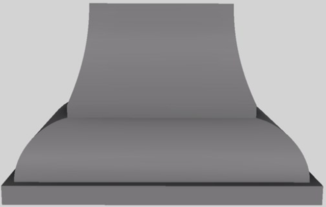 Vent-A-Hood® Designer Series 48" Gunsmoke Wall Mounted Range Hood-0