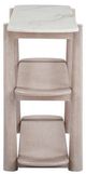 Bassett Mirror Horizons White Oak Console Table with White Top-2