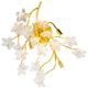 A & B Home Clear/Gold Wall Mounted Light-1