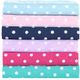 Olliix by Mi Zone Dark Pink Twin Polka Dot Printed 100% Cotton Sheet Set-4