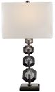 Sagebrook Home Black/White Geo Table Lamp-2