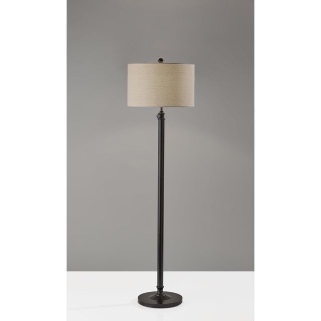 Adesso® Barton Antique Bronze Floor Lamp-3