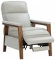 BarcaLounger® Ashland Corbett-Chromium Manual Recliner-1