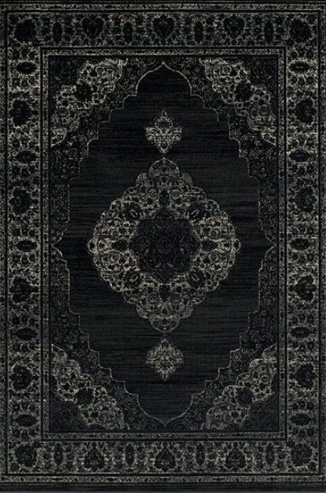 Furniture of America® Kozlu Dark Gray 5'x7' Area Rug-0