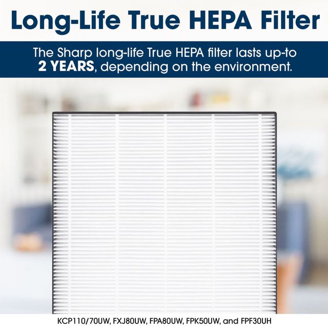 Sharp® True HEPA Replacement Filter for KCP70UW/KCP110UW-4