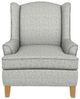 Best® Home Furnishings Customizable Andrea Wing Back Chair with Honey Birch Legs-1
