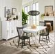 Liberty Furniture Capeside Cottage 5-Piece Porcelain White/Royal Black Table Set-1