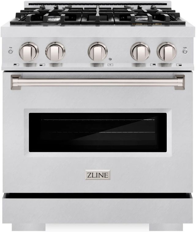 ZLINE Classic 30" Satin Stainless Steel Pro Style Dual Fuel Range-0