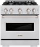 ZLINE Classic 30" Satin Stainless Steel Pro Style Dual Fuel Range-0