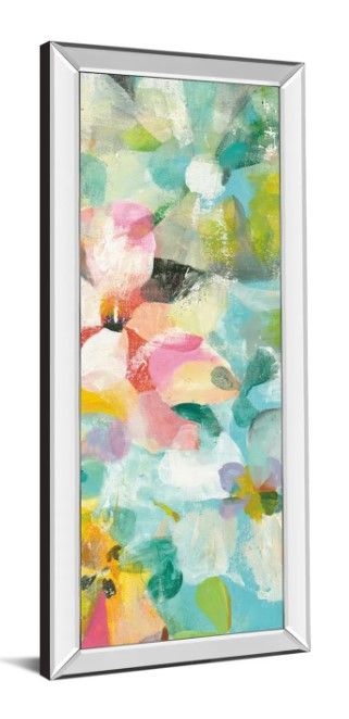 Classy Art Happy Garden III by Danhui Nai Mirrored Frame Wall Art-3